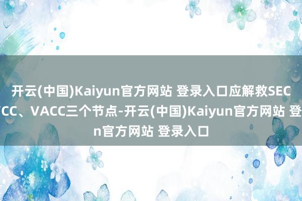 开云(中国)Kaiyun官方网站 登录入口应解救SECC、EVCC、VACC三个节点-开云(中国)Kaiyun官方网站 登录入口